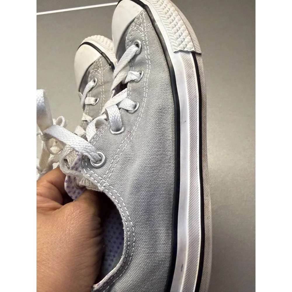 Converse Chuck Taylor All Star Low Top Grey Junior Shoes‎ 656869F Size 3